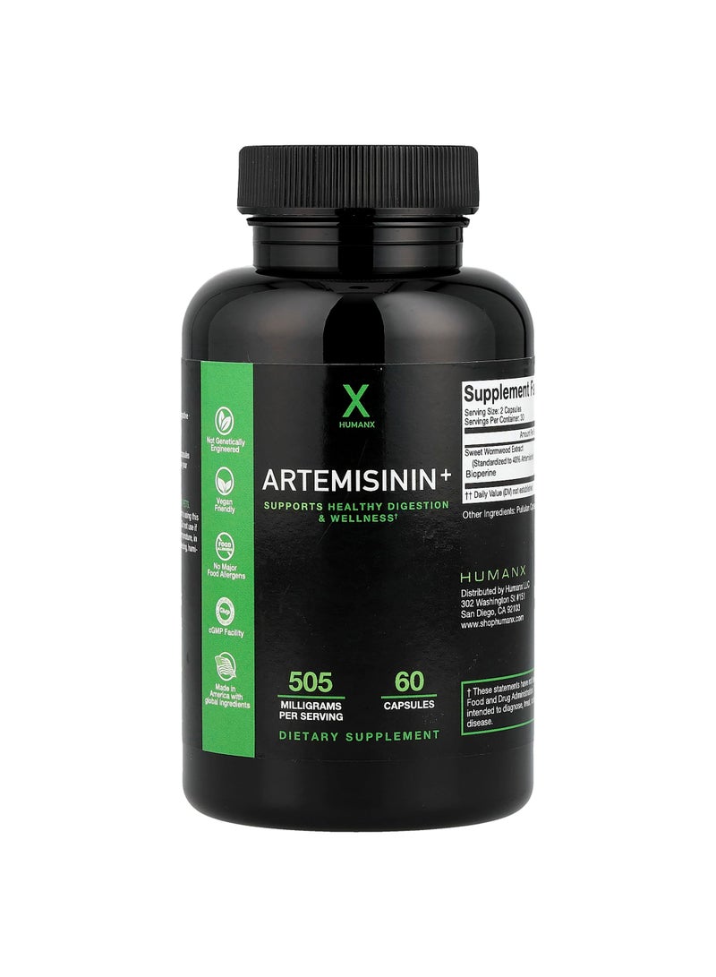 Artemisinin+, 60 Capsules (252.5 mg per Capsule)